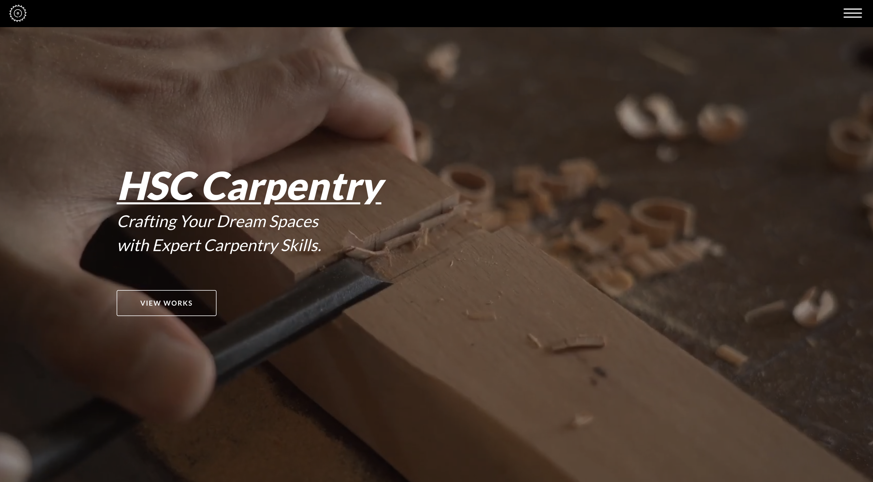 HSC Carpentry website — web design project by Island Web, Victoria BC